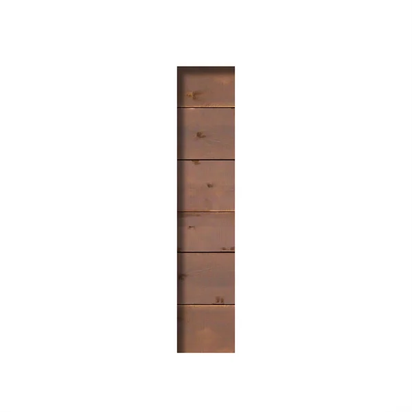 Font Texture Wooden Boards Levele Papírból Kivágva Egy Igazi Falazat — Stock Fotó
