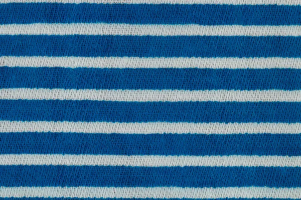 Textura Tela Primer Plano Con Rayas Azules Como Fondo — Foto de Stock