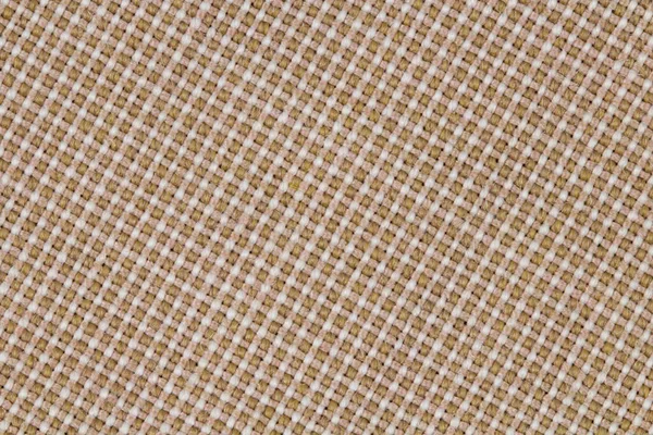 Fabric Pattern Brown Threads Close Background — Stock Photo, Image