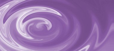 Arkaplan ya da zemin olarak mor sıvı yüzeyindeki soyut çemberler