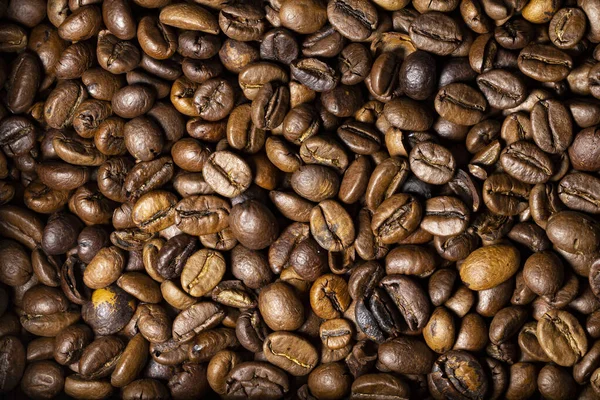 Roasted Excellent Coffee Bean Texture Background Backdrop —  Fotos de Stock