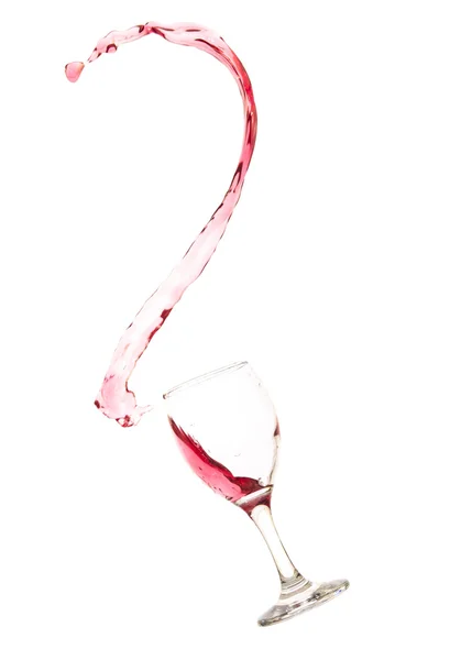 Red wine splash — Stock Photo, Image