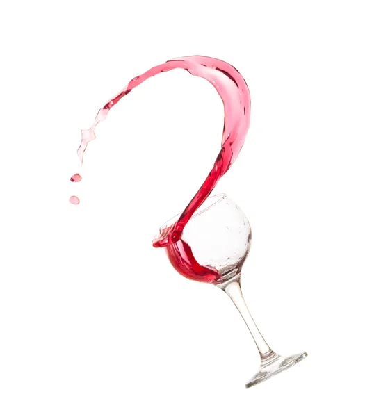 Red wine splash — Stock Photo, Image