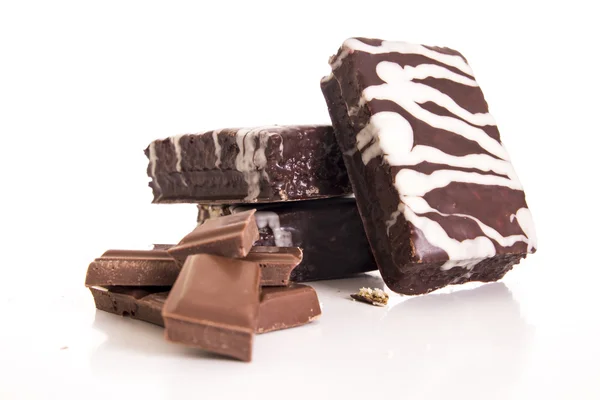 Små chokladkakor — Stockfoto