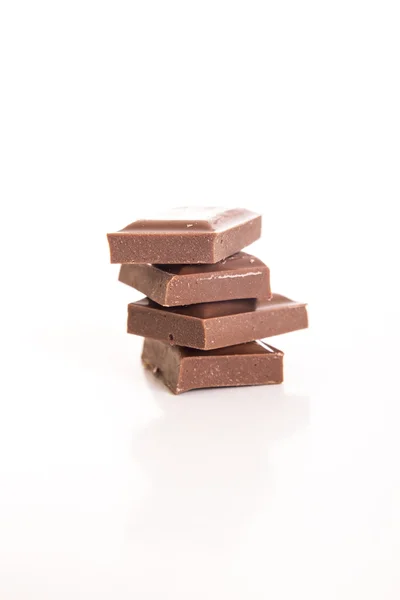 맛 있는 초콜릿의 스택 — 스톡 사진