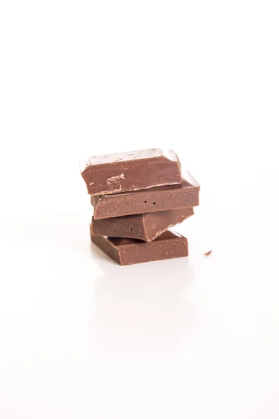 Pilha de chocolate delicioso — Fotografia de Stock