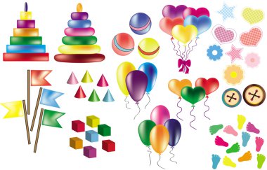 Çocuklar için oyuncak seti