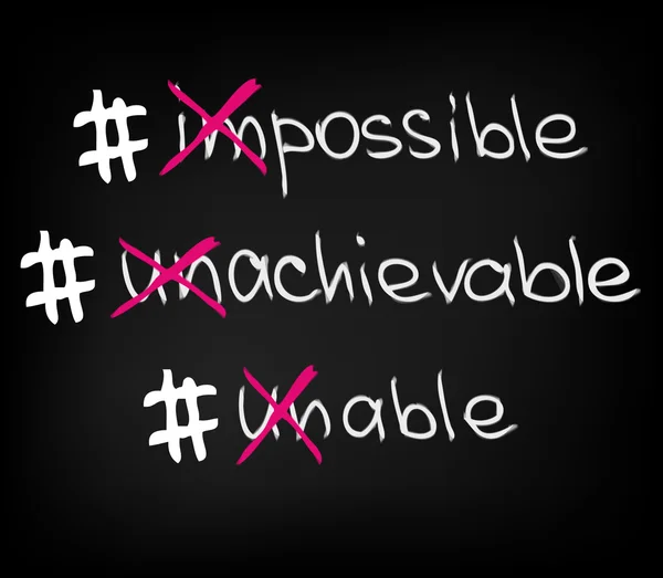 Impossible impossible impossible impossible — Image vectorielle