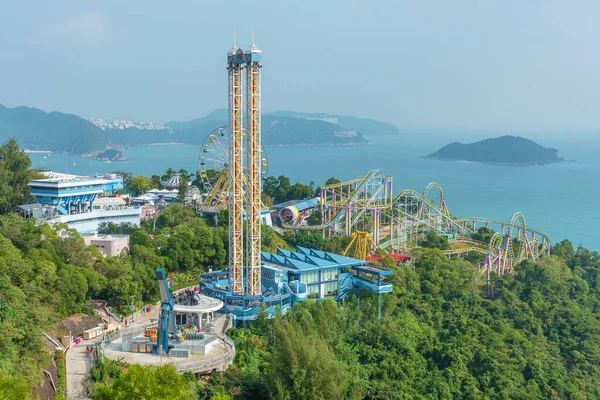 Hong Kong China Octubre 2020 Paseos Ocean Park Hong Kong — Foto de Stock