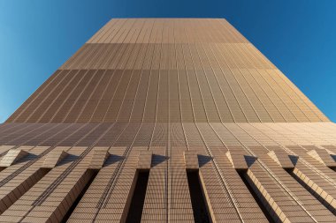 Modern binanın dış cephesi. Mimari soyut arkaplan