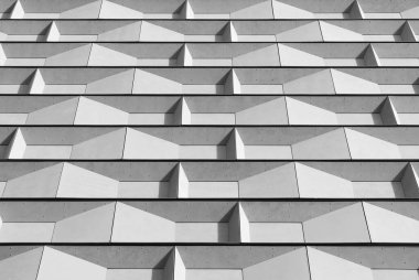 Modern mimarinin dış cephesi. soyut arkaplan oluşturuluyor