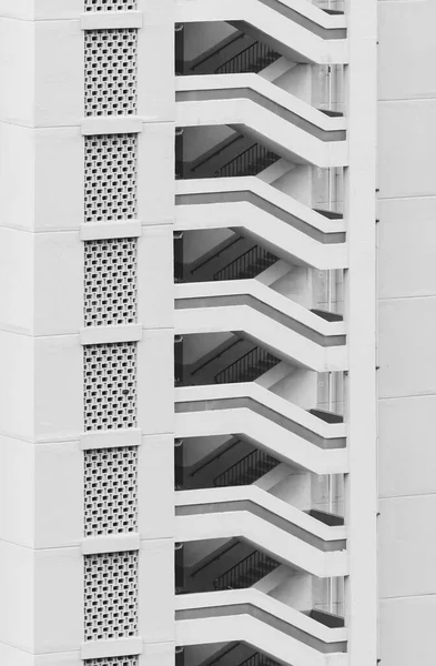 Пожарная Лестница Многоэтажного Жилого Дома — стоковое фото