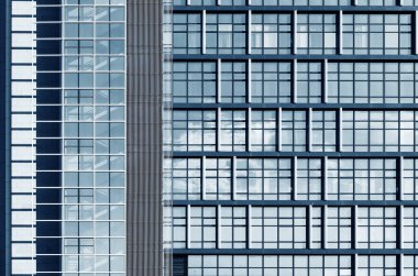 Modern mimarinin dış cephesi. soyut arkaplan oluşturuluyor