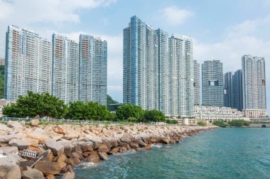 Hong Kong 'da lüks bir konut.