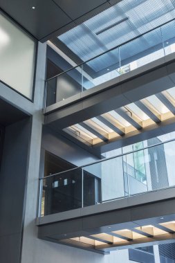 Modern mimarinin iç mimarisi. Soyut arkaplan oluşturuluyor