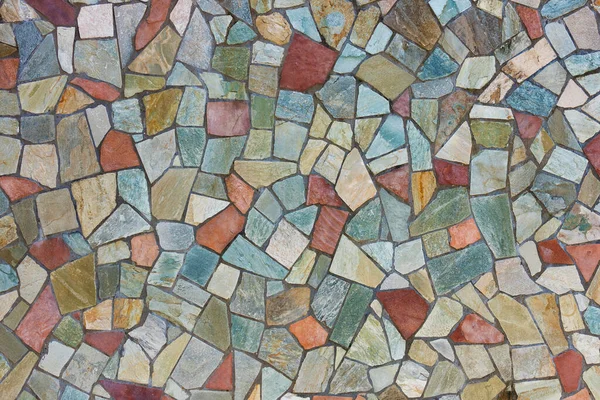 Patroon Van Decoratieve Stenen Muur Achtergrond Textuur — Stockfoto