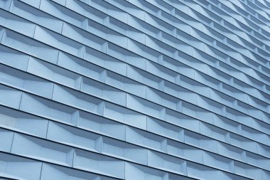 Modern mimarinin dış cephesi. Soyut arkaplan kalıbı oluşturuluyor