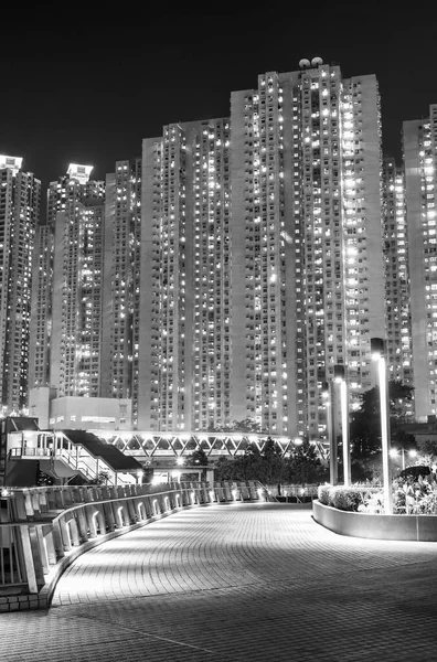 Hong Kong 'da yüksek binalar.