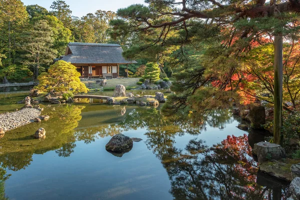 Geleneksel Japon evi Katsura İmparatorluk Köşkü, Arashiyama, Kyoto, Japonya