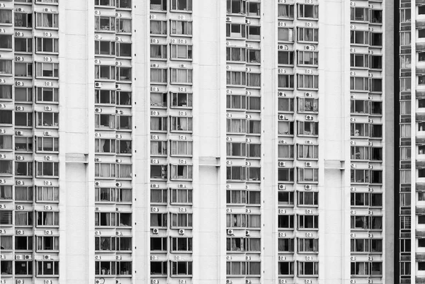 Εξωτερικό Κτίριο Κατοικιών Υψηλό Επίπεδο Στην Πόλη Του Χονγκ Κονγκ — Φωτογραφία Αρχείου