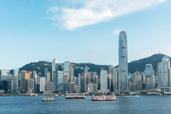 Porto Victoria Cidade Hong Kong — Fotografia de Stock