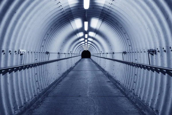 Vista Interna Tunnel Vuoto — Foto Stock