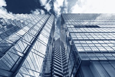 Modern ofis binasının dışı.