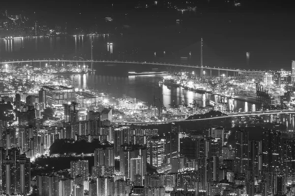 香港市の夜景 — ストック写真