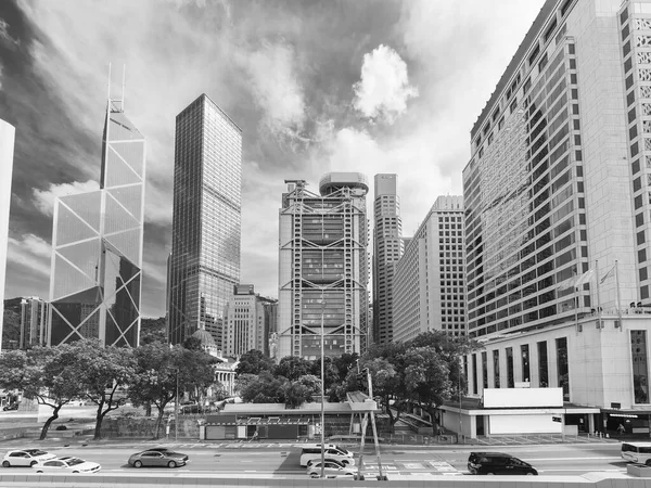 Skyline Downtown District Hong Kong City — Stock Photo, Image