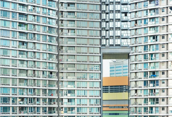 Exterior High Rise Residential Building Hong Kong City — Stock Photo, Image