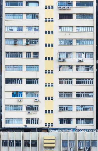 Fachada Edificios Industriales Ciudad Hong Kong — Foto de Stock