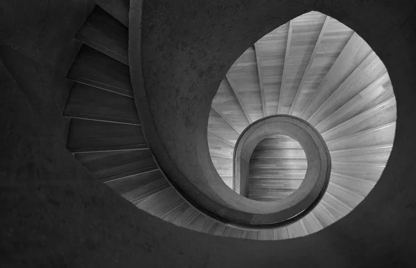 Escalera Caracol Moderna Arquitectura Contemporánea Fondo Abstracto —  Fotos de Stock