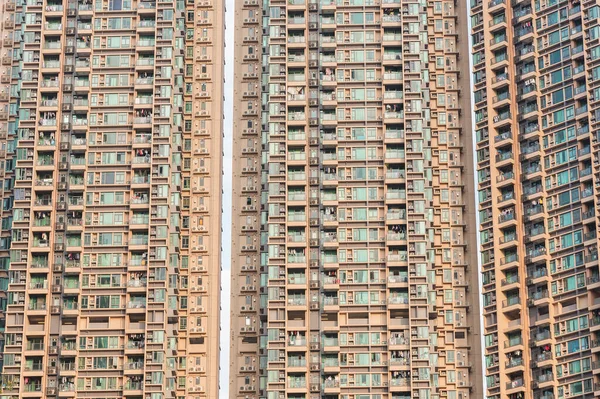 Hoogbouw Woongebouw Hong Kong Stad — Stockfoto