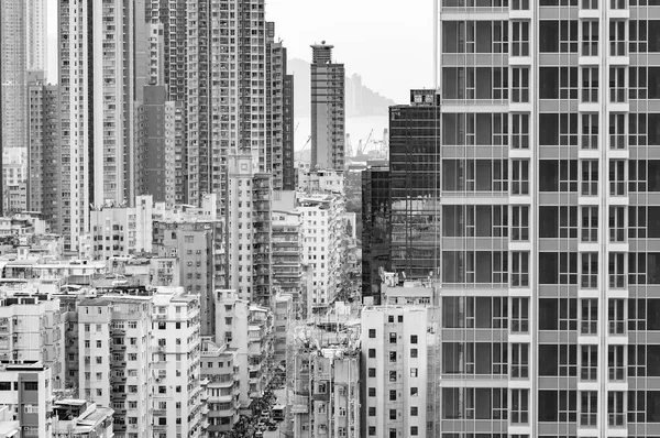 Edifício Residencial High Rise Cidade Hong Kong — Fotografia de Stock