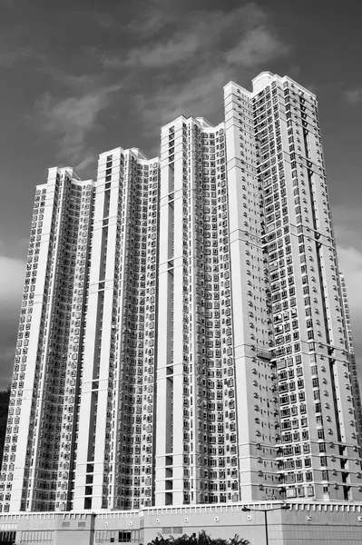 Edificio Residencial Gran Altura Ciudad Hong Kong —  Fotos de Stock