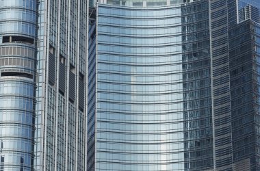 Modern binanın dış cephesi. Mimari soyut arkaplan