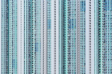 Hong Kong 'da yüksek katlı bir kamu binası.