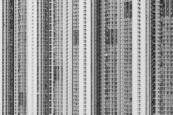 Extérieur Immeuble Résidentiel Grande Hauteur Biens Publics Hong Kong — Photo