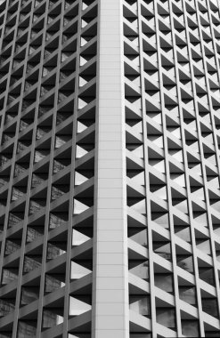 Modern binanın dış cephesi. Mimari soyut arkaplan