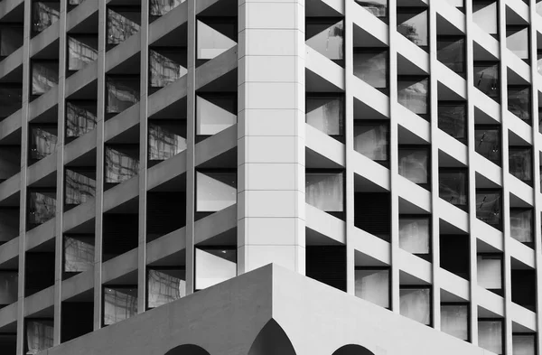 Exterior Edifício Moderno Arquitetura Fundo Abstrato — Fotografia de Stock