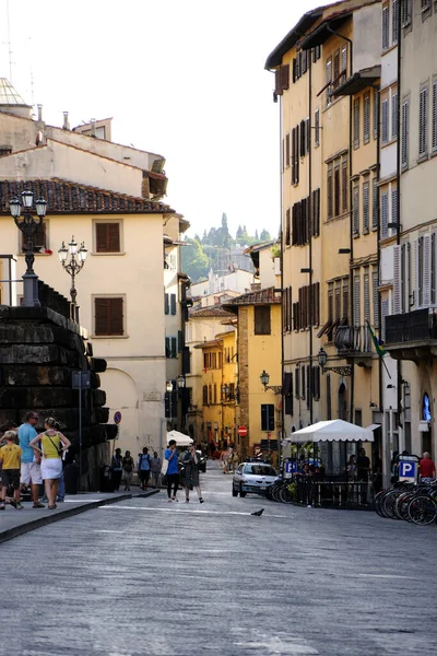 이탈리아 피렌체 의유서 피아자 피티에 건물들의 — 스톡 사진