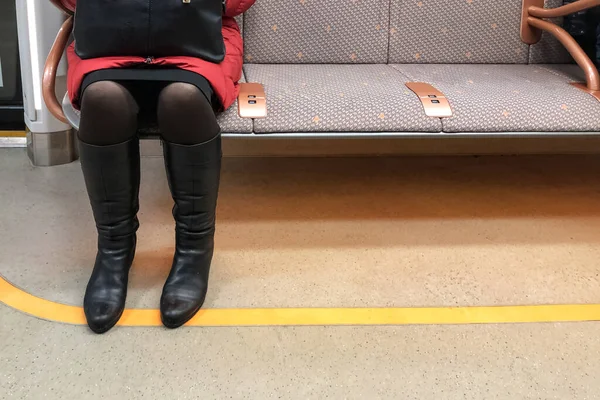 Metro seat with USB charging points for gadgets