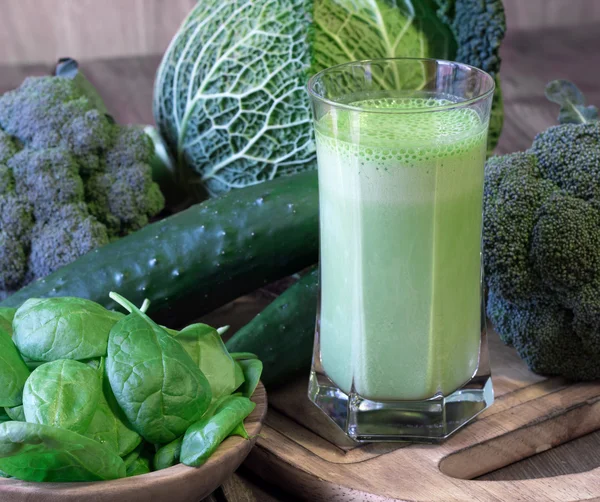 Grüner Smoothie — Stockfoto