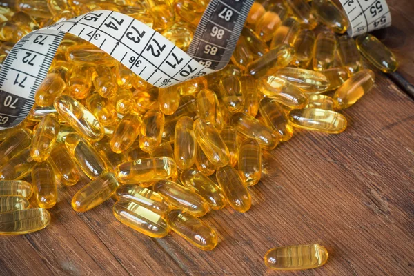 Perdere peso concetto omega 3 — Foto Stock