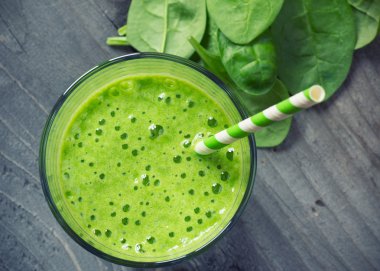 Spinach smoothie clipart