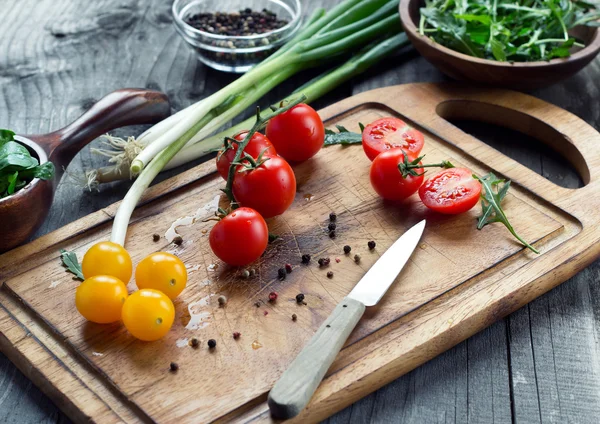 Vegetables and spices — Stock Photo, Image