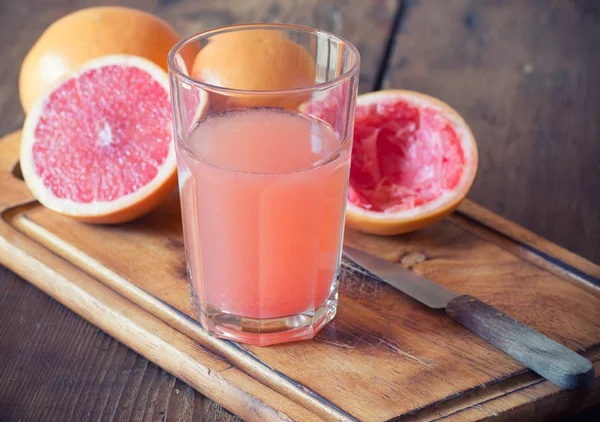 Organic grapefruit juice — Stock Photo, Image