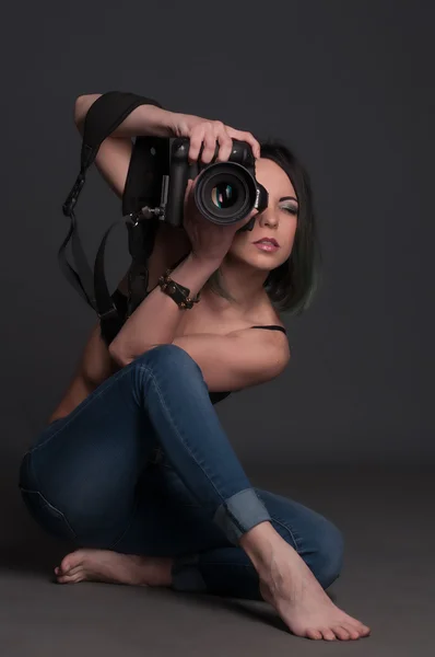 flor kamerada kızla