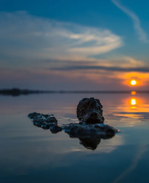Stone at sunset — Stock Photo, Image