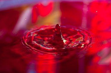 Su damlaları ve dalgalar